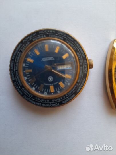 Часы наручные времён СССР позолоченные