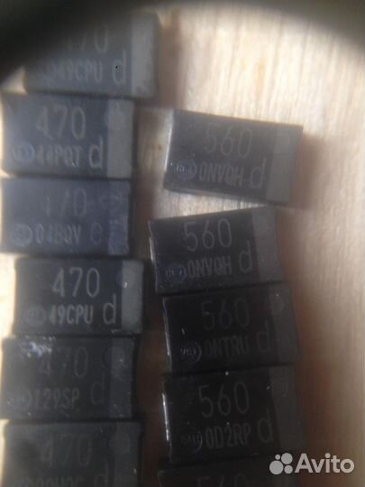 SMD-конденсаторы тантал,бочонки 470,560, дроссели