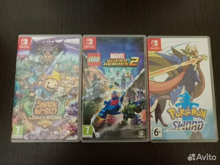 Диски и картриджи PS1, PS2, PS3, Wii, Switch