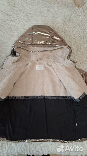 Куртка зимняя zara, р.134