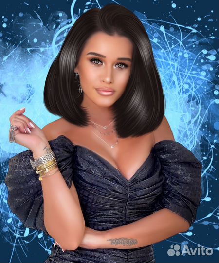 Портрет на холсте по фото