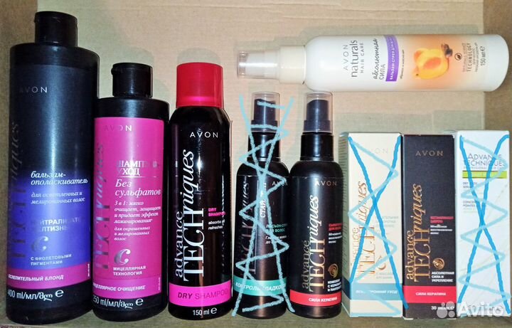 Средства для ухода за волосами avon