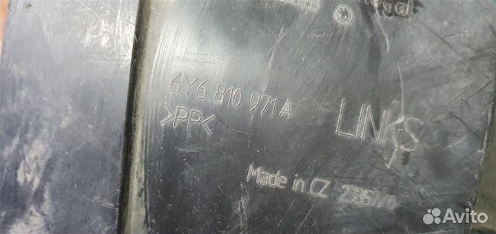 Локер задний левый Skoda Fabia 1999-2006