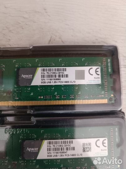 Оперативная память ddr3 8 gb 1600 Apacer