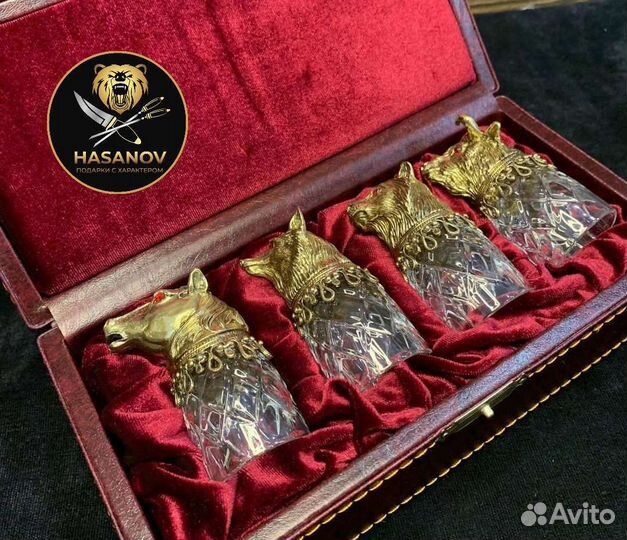 Хрустальные рюмки перевёртыши