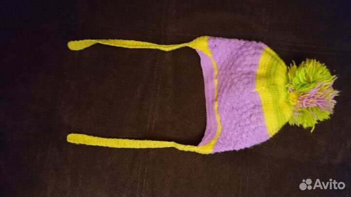 Шапочка на весну/осень Ручная вязка 48-52