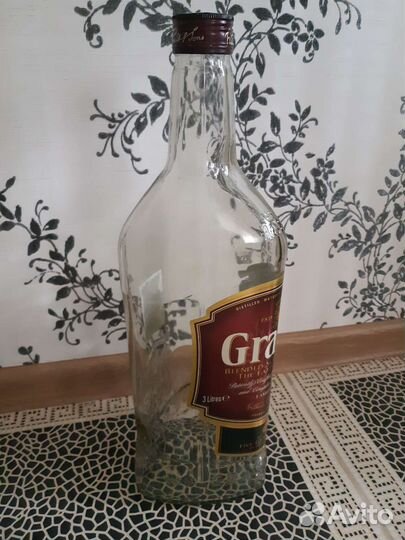 Бутылка стеклянная на 3 литра