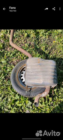 Глушитель на мерседес w202 c 180