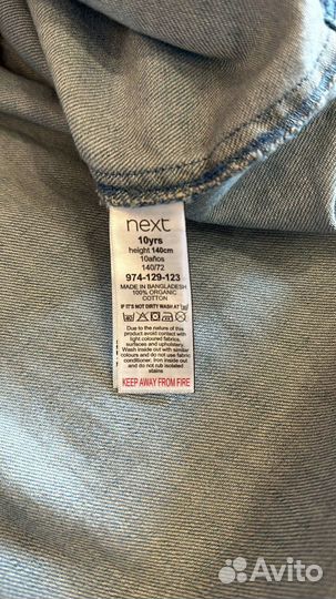 Сарафан джинсовый Next новый р.140