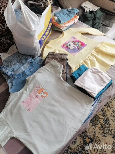 Вещи пакетом на девочку
