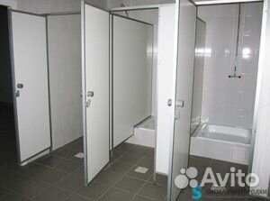 Душевая перегородка из алюминия