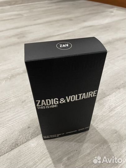 Оригинал Zadig & Voltaire This is Him 100мл