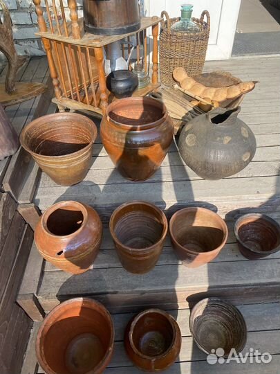 Горшки, корчаги, крынки старинные