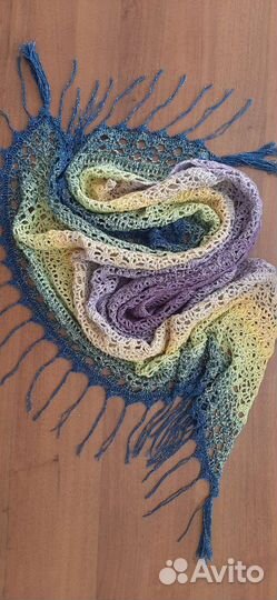 Платок, бактус, шаль крючком