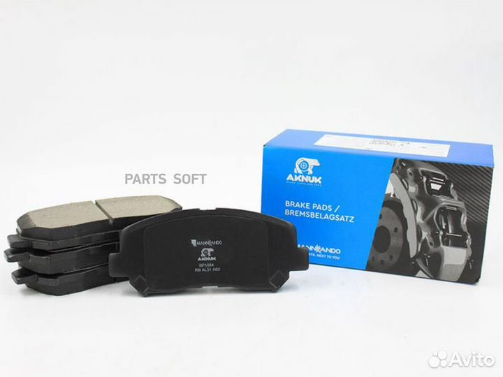 Aknuk BP1084 Колодки пер.mazda CX-5 (KE, GH), 11/1