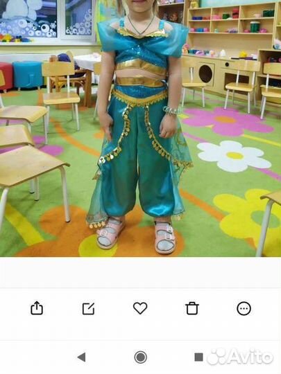 Костюм Жасмин восточная принцесса