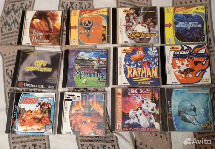 Sеga Dreamсаst Игpы Диски редкие
