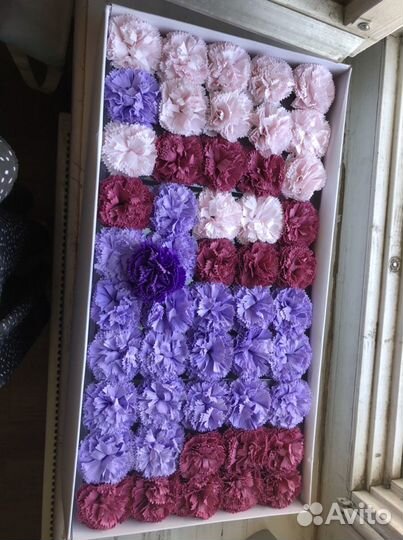 Мыльные цветы Калла, Сакура, Гвоздика, Пионы