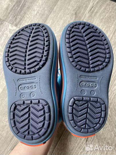 Детские утепленные сапоги Crocs размер C9