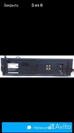 Видеомагнитофон hitachi VT- M428E (GK)