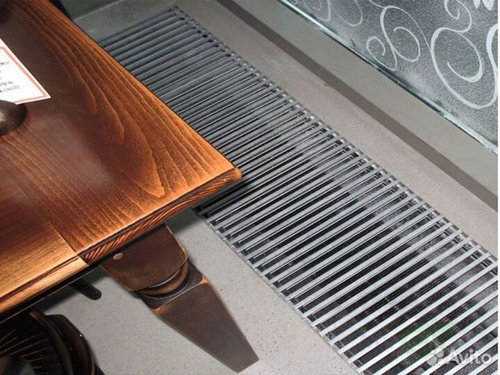 Конвектор внутрипольный Бриз kzto