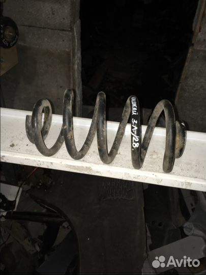 Пружина задняя Nissan Qashqai J10