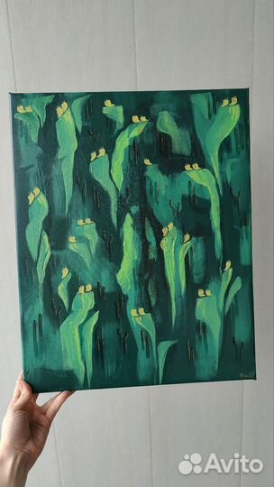 Картина Цветочная абстракция