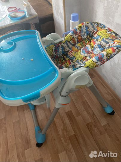 Стульчик для кормления chicco polly