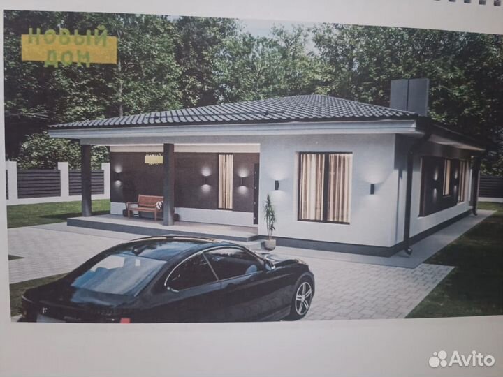 Готовый проект дома из газобетона 1 этаж
