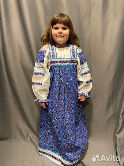 Костюм в русском стиле народный сарафан