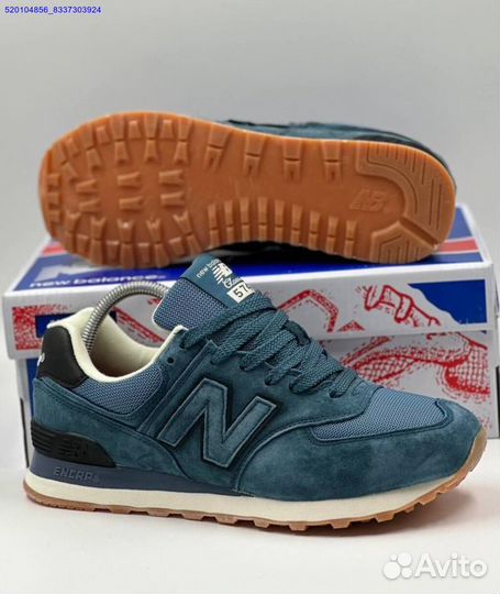 Кроссовки New Balance 574 Blue (Арт.92515)