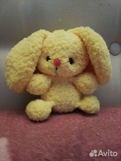 Плюшевый Зайчик (ручная работа)