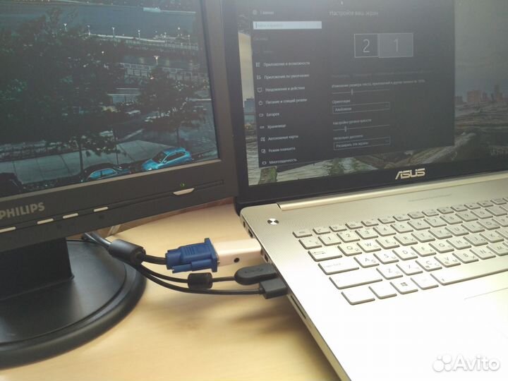 Переходник hdmi в VGA конвертер видеосигнала