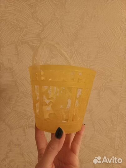 Игрушка СССР ведро ведерко ажурное