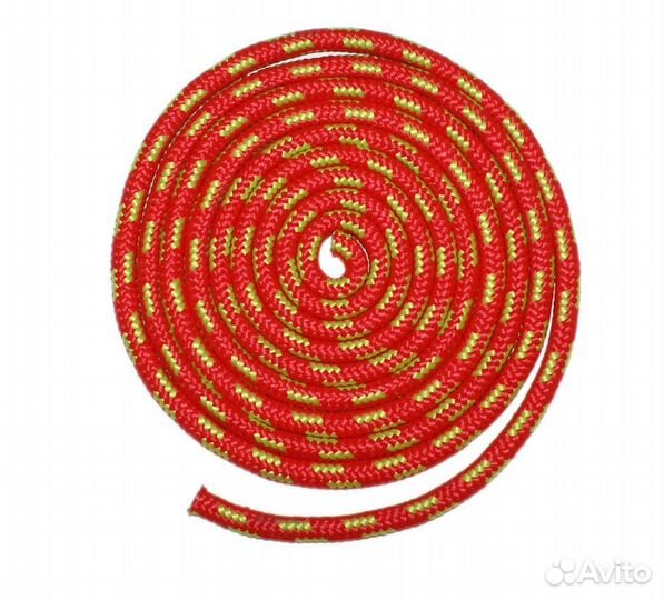 Скакалка для х/г, (красно-салатовая) TS-02 00808