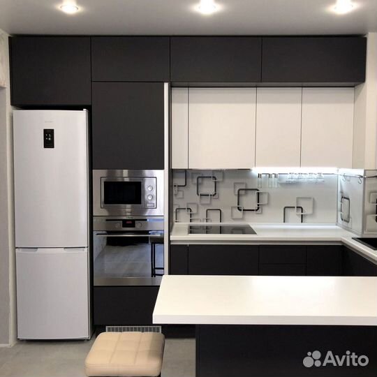 Современная кухня на заказ мдф фасады