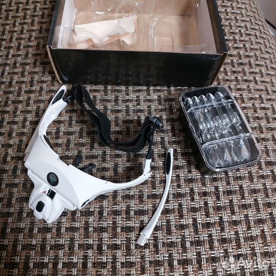 Очки лупа с подсветкой