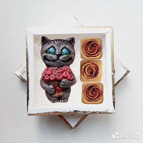 Подарочный шоколадный кот