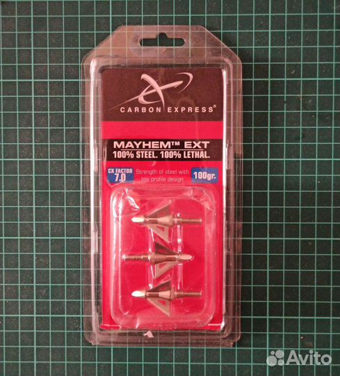 Наконечники для охоты Carbon Express Mayhem 100gr