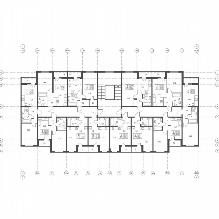 1-к. квартира, 30,2 м², 2/8 эт.