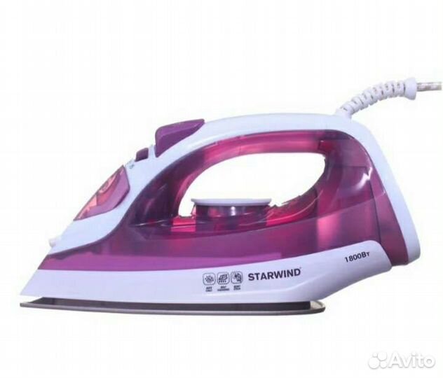 Тефлоновый Утюг с паром StarWind. Новый