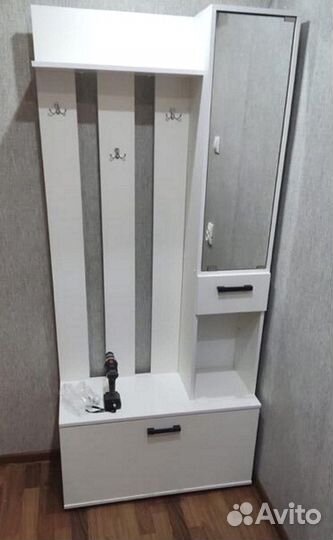 Прихожая Ника вз910 Белый гладкий