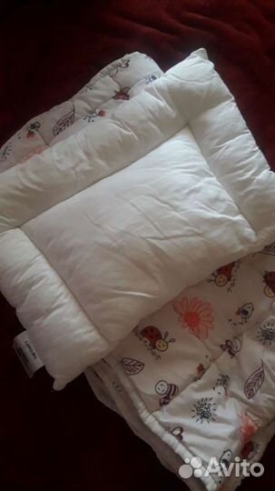 Пуховое одеяло подушка +пододеяльник наволочк