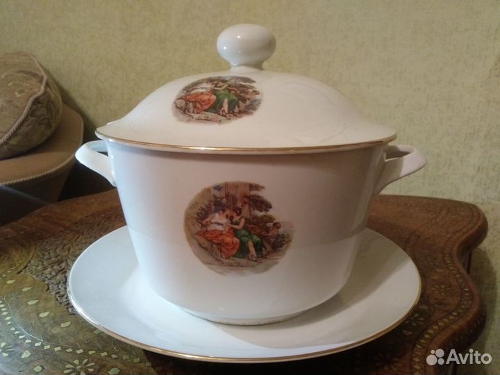 Супница и блюдо гдр Кахла 70 - годы