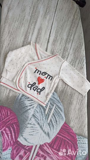 Вещи пакетом на девочку + погремушка В подарок