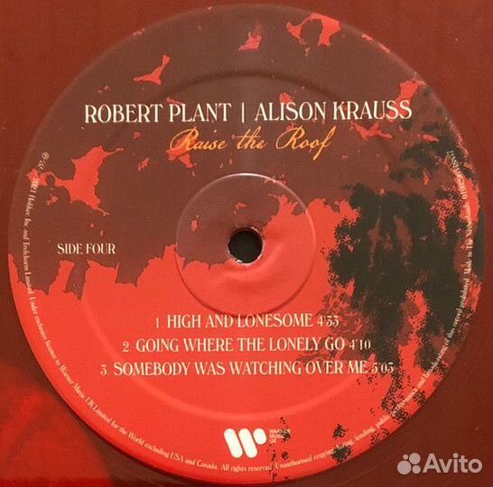 RobertPlant Alison Krauss Raise The Roof (coloured) (2LP)