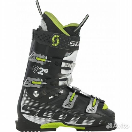27.0-27.5 Ботинки scott G2 110 Powerfit black/green 27.5