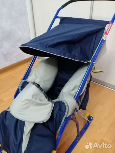 Детские санки коляска бу