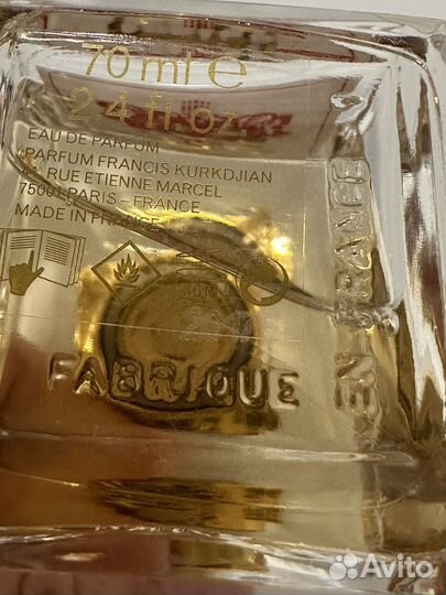 Оригинал.Baccarat Rouge 540 MFK, 70ml