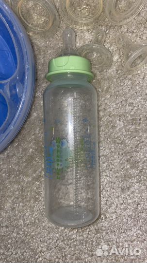 Бутылочки, соски, сетка для прикорма кучочками